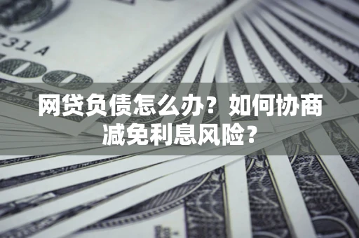 济南网贷负债怎么办？如何协商减免利息风险？