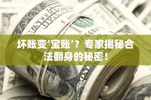 济南坏账变‘宝账’？专家揭秘合法翻身的秘密！