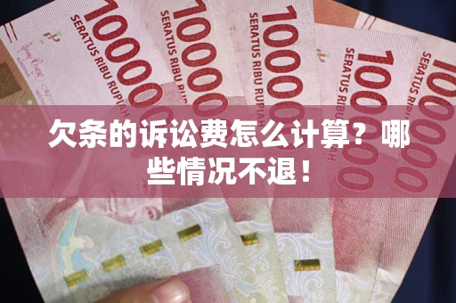 济南欠条的诉讼费怎么计算?哪些情况不退! 济南欠条的诉讼费怎么计算?哪些情况不退!