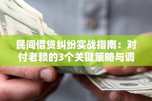 济南民间借贷纠纷实战指南：对付老赖的3个关键策略与调解盲区解析