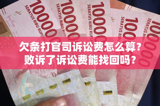 济南欠条打官司诉讼费怎么算？败诉了诉讼费能找回吗？
