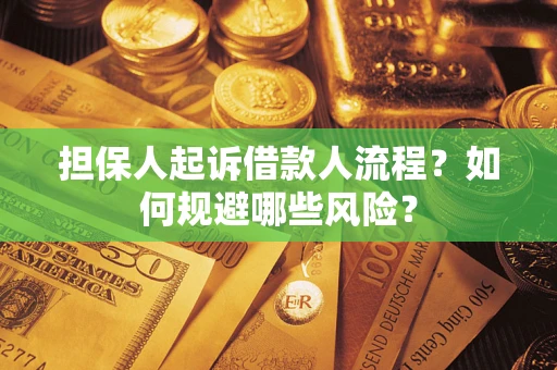 济南担保人起诉借款人流程？如何规避哪些风险？