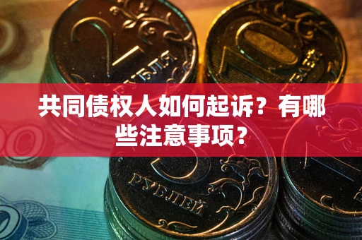 济南共同债权人如何起诉？有哪些注意事项？